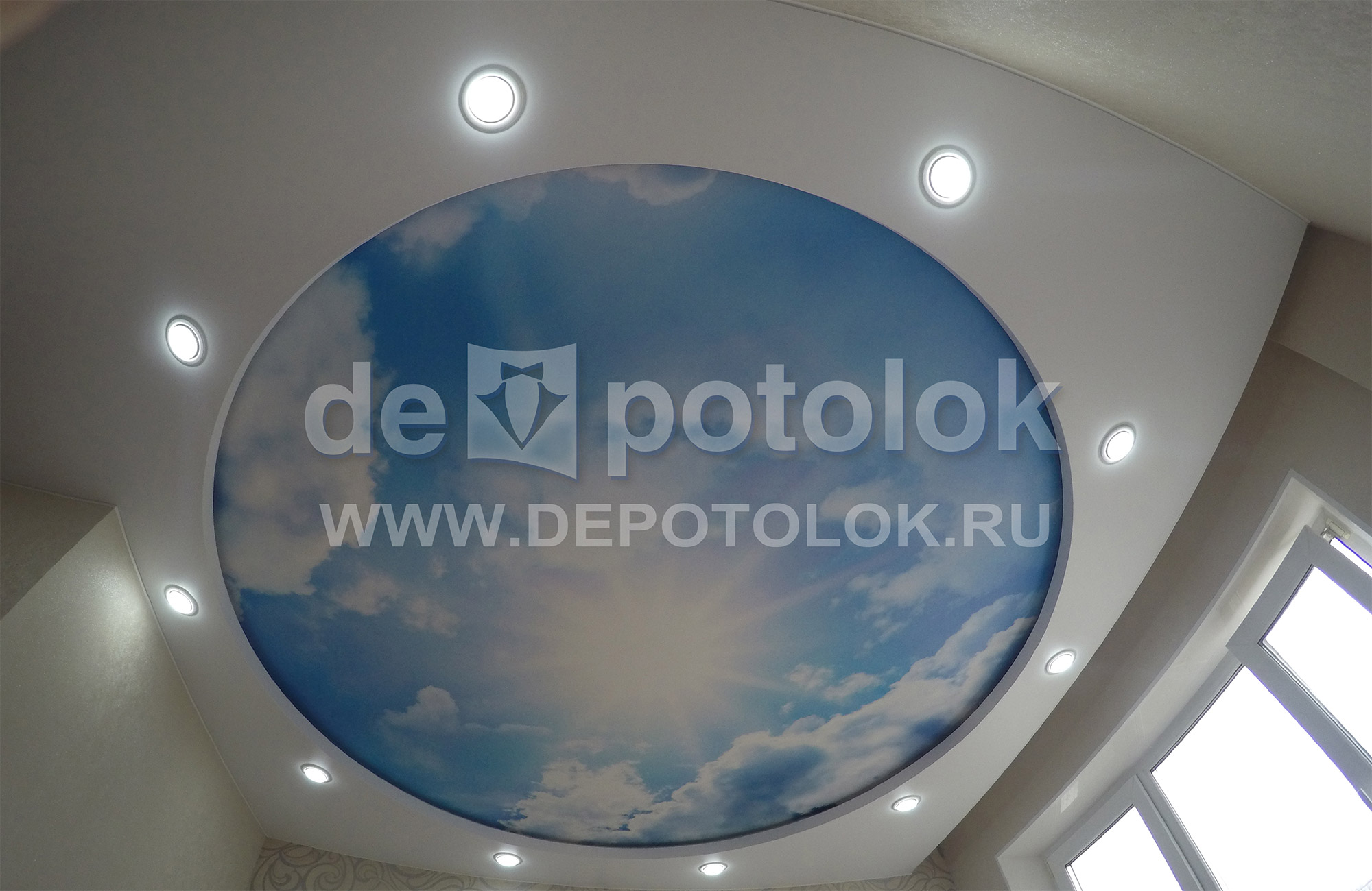 Формы натяжного потолка